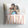 Buy Mom Personalized Cushion with Decorative Lamp Hamper