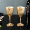 Gift Monogrammed Personalized Unbreakable Wine Glasses Set