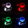 Shop Moon Clock Personalized LED Lamp Black Base
