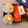 Moong Dal Barfi And Chocolates Diwali Gift Tray Online