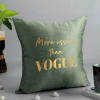 Buy More Issues Than Vogue Cushion - Personalized - Sage Green