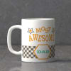 Gift Most Awesome Dad Personalized Tile & Mug Hamper