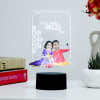 Gift Most Lovable Bhau - Personalized LED Lamp