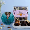Mother's Day Personalized  Clock Hamper Online