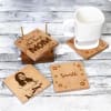 Gift Mother's Day Personalized Coaster Set For Mom