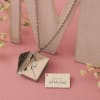 Shop Mother's Day Personalized Envelope Pendant Chain