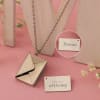 Mother's Day Personalized Envelope Pendant Chain Online