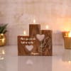 Mother's Day Personalized Wooden T-Light Stand Online