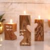 Buy Mother's Day Personalized Wooden T-Light Stand