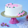 Buy Mother's Day Pink Roses Cream Cake (Half Kg)