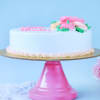 Shop Mother's Day Pink Roses Cream Cake (Half Kg)