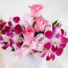 Buy Mother's Day Roses And Orchid Mug Of Blooms