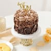 Gift Mother's Day Rosette Splendor Chocolate Cake