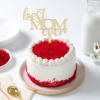 Mother's Day Velvet Delight Mini Cake( 300 Gm) Online