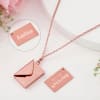 Mother's Love Personalized Envelope Pendant Chain Online
