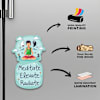Gift Motivational Fitness Fridge Magnets-Set Of 5