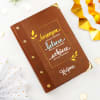 Gift Motivational Personalized Leather Diary