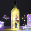 Buy Mr And Mrs Caricature Personalized Yellow LED Bottle