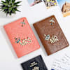Mr. And Mrs. Passport Cover - Set Of 2 Online