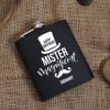 Gift Mr Magnificent Personalized Hip Flask for Birthday