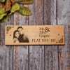Mr & Mrs Personalized Wooden Name Plate Online