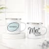 Buy Mr Right And Mrs Always Right Enamel Coffee Mug - Set Of 2