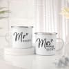 Mr Right And Mrs Always Right Enamel Coffee Mug - Set Of 2 Online