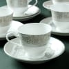 Gift Mughal Art Designed Set of 6 Cups with Saucers