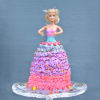 Multi Colored Designer Barbie Cake (2.5 Kg) Online
