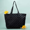Multi compartment Black Quilted Tote Bag Online