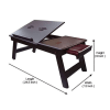 Buy Multi-Functional Portable Laptop Table & Bed Desk With Drawer - Customized With Logo