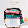 Shop Multicolour Crochet Cotton Sling Bag