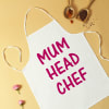 Mum Head Chef Customized Apron Online