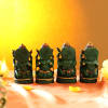 Shop Musical Ganesha Idols Home Decor (Set of 4)
