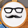 Buy Mustache Theme Cake (1 Kg)