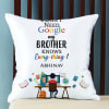Shop My Brother Knows Everything Personalized Satin Pillow