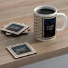 My Dad My King Personalized Birthday Mug Coasters combo Online