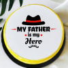 Buy My Father is My Hero Poster Cake (1 Kg)