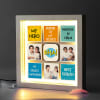 Gift My Hero Bhai Personalized LED Frame