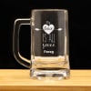 Gift My Love is All Yours Personalized Beer Mug