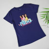 My Only Squad Personalized Tee For Women - Navy Online