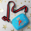 Mystic Zodiac - Pop Blue Personalized Canvas Sling Bag - Cancer Online