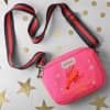 Mystic Zodiac - Pop Pink Personalized Canvas Sling Bag - Cancer Online