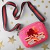 Mystic Zodiac - Pop Pink Personalized Canvas Sling Bag - Taurus Online