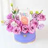 Buy Mystical Purple Blooms And Labubu