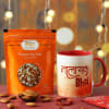 Nalayak Bhai Mug with Dry Fruits Hamper Online