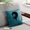 Gift Nap Time Buddy - Velvet Pocket Cushion - Personalized - Blue