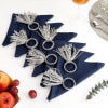 Napkin With Decorative Bead Diwali Gift - Set Of 6 Online