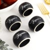 Gift Napkin With Personalized Ring - Set Of 4