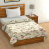 Buy Nature Prints Cotton Single Bed Quilt